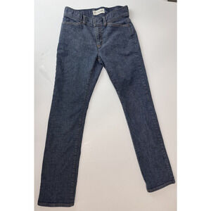 GAP Hip Hugger Jeans Size 4 Y2K Low Rise Stretch Denim Straight Leg Blue